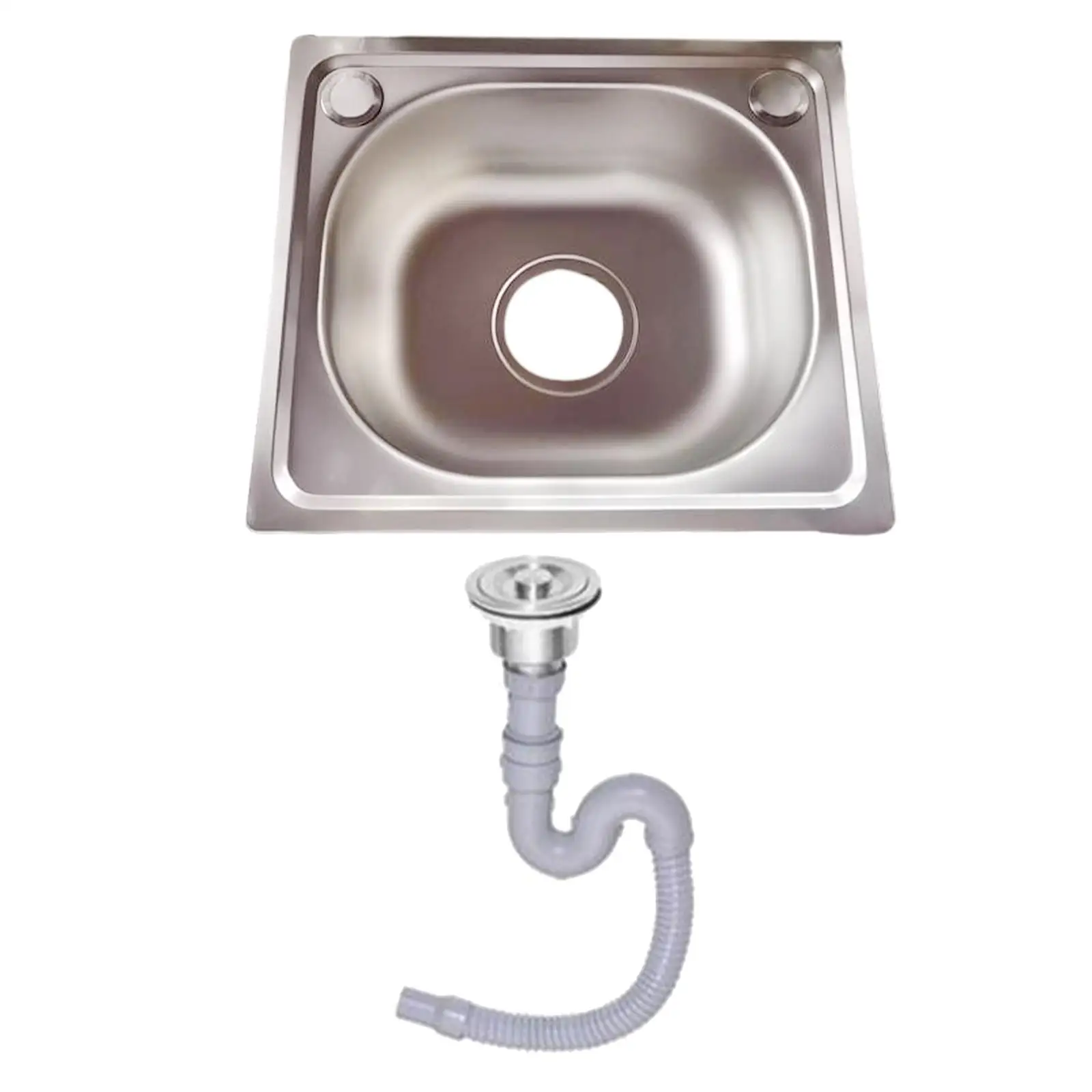 Topmount Stainless Steel Kitchen Sink Quickly Drainage Rustproof Heavy Duty with
