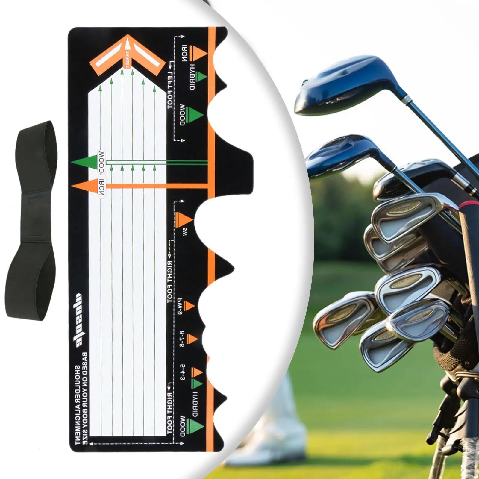 

Коврик для тренировок по гольфу, доска для игры в гольф, тренажер для дома и улицы