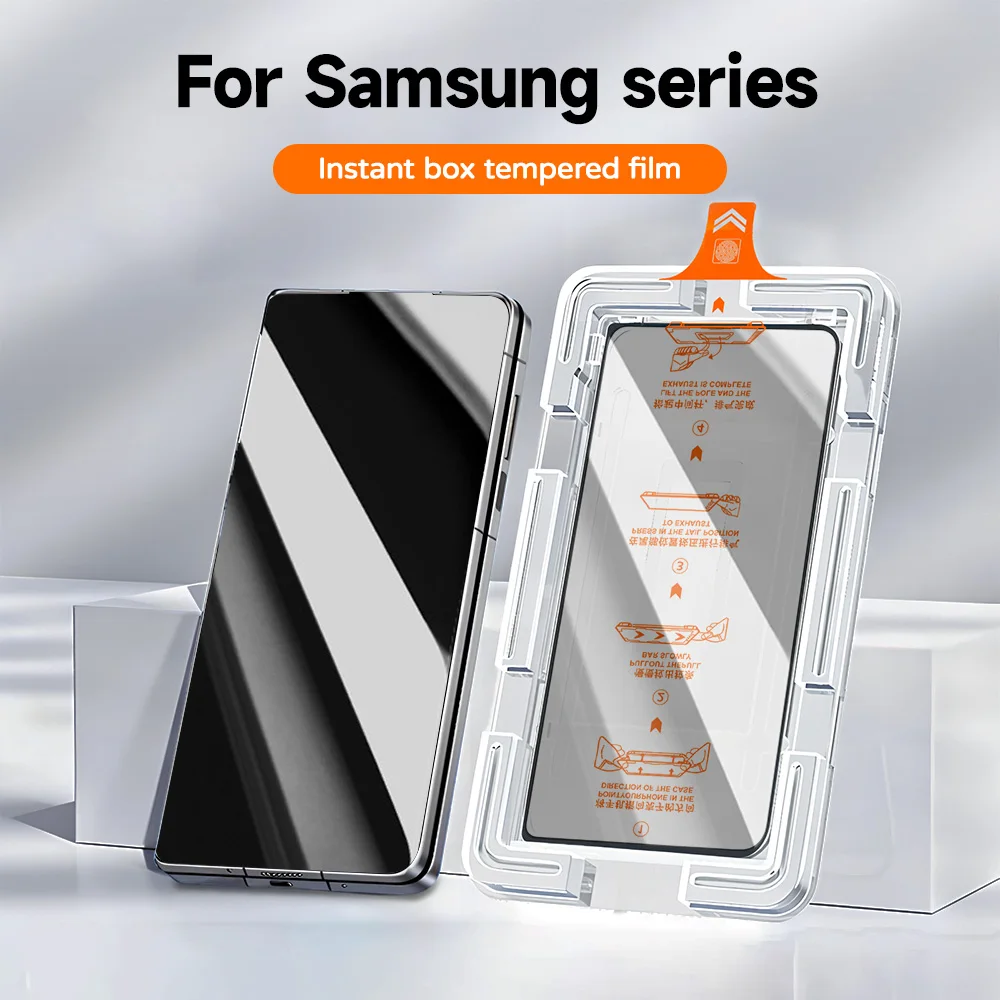 Enhanced Privacy Screen Protector - Easy Installation Tempered Glass 1-5 Pack