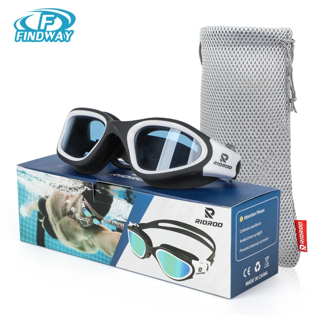 전문 고글 성인 안티 안개 UV 보호 남성 여성 수영 고글 방수 조정 가능한 수영장용 실리콘 수영 안경