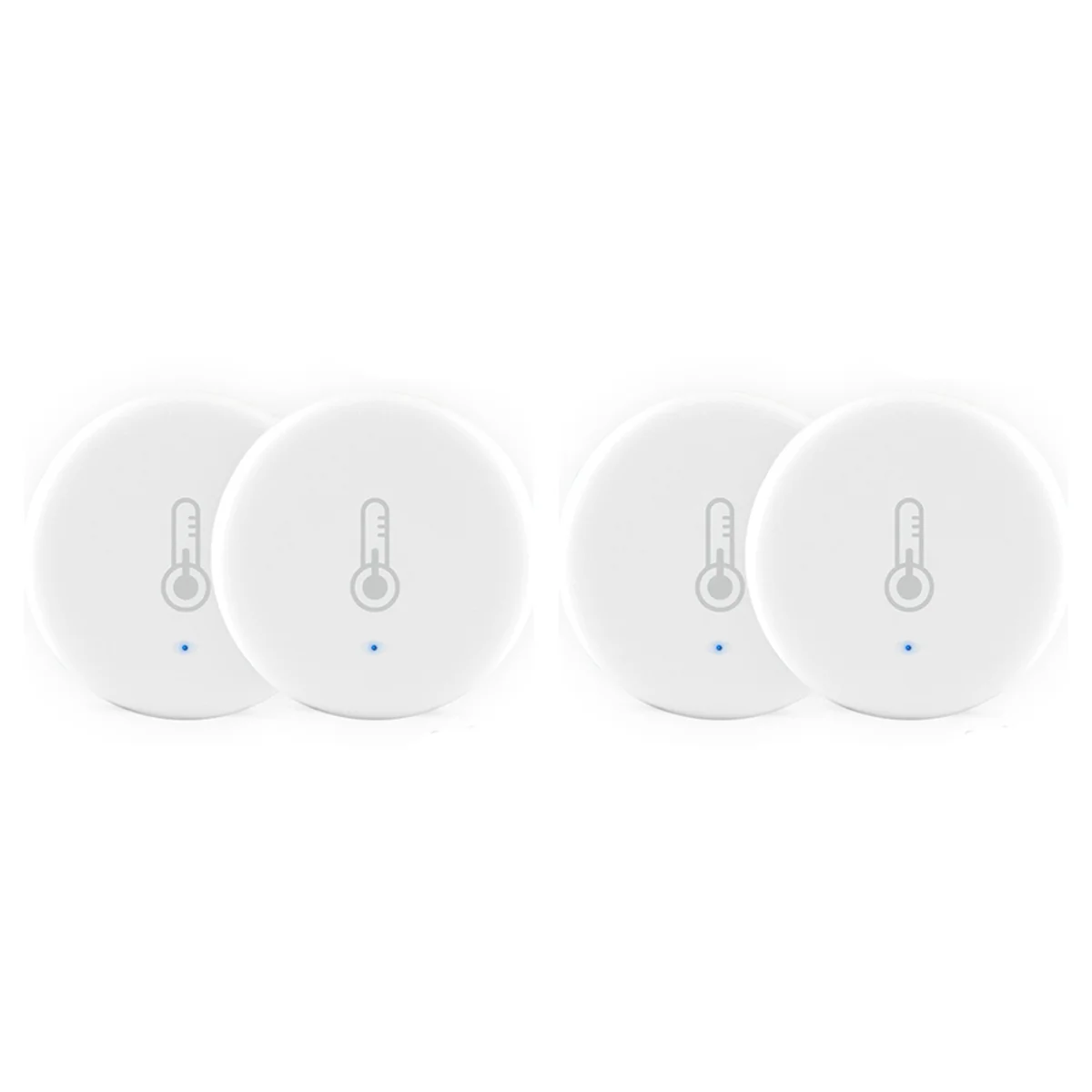 

4X Tuya Smart ZigBee 3.0 Smart Temperature and Humidity Sensor Battery Powered Security with Tuya App (A)