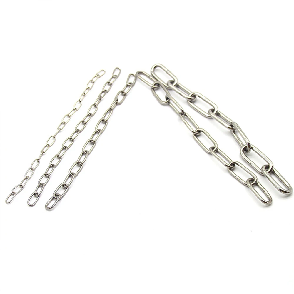 Any Meter Length 1.2-10MM Diameter 304 Stainless Steel Chain For Lifting Binding
