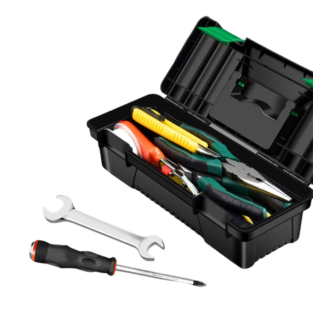 

Carpentry Tool Box 10Inch Tool Box ABS Lock Buckle Comfortable Handle Easy To Open And Close High Frequency Use