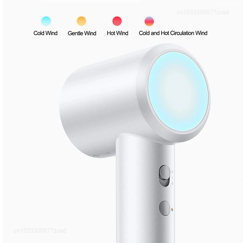Xiaomi Mijia High Speed Hair Dryer H501 Negative Ion Hair Care 110000 Rpm (With EU Adapter) 62m/s Wind Speed 1600W Quick Drying