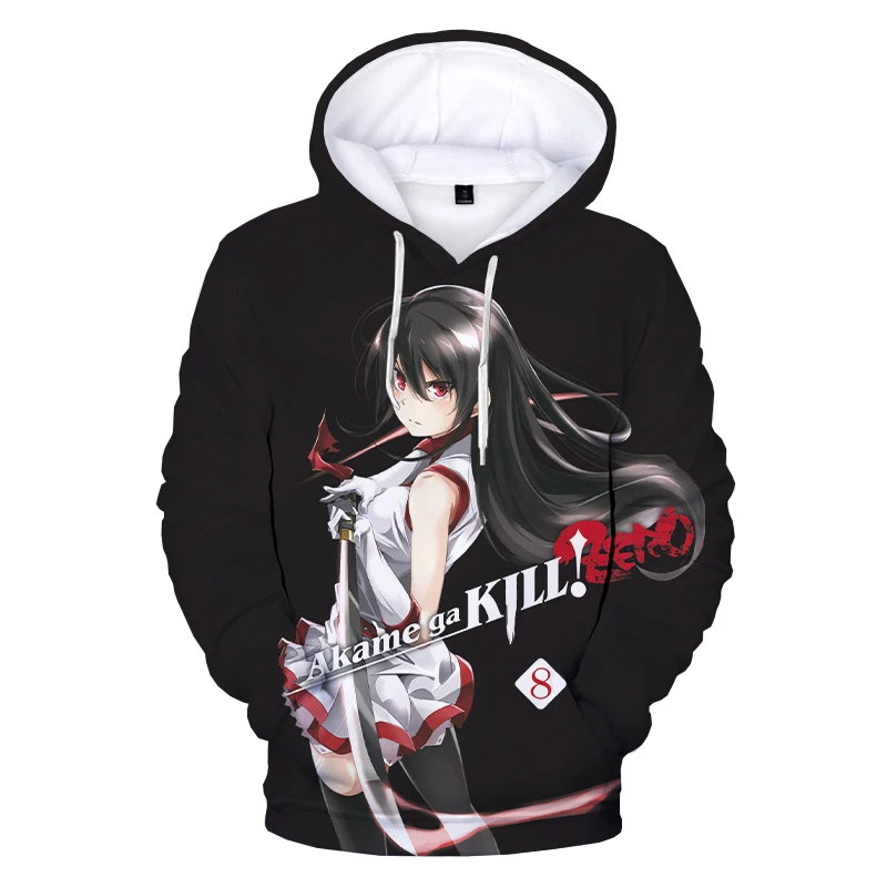 

New Anime Akame Ga Kill 3D Print Hoodie Sweatshirts Boys Girls Fashion Casual Pullover Men Harajuku Streetwear Hoodies