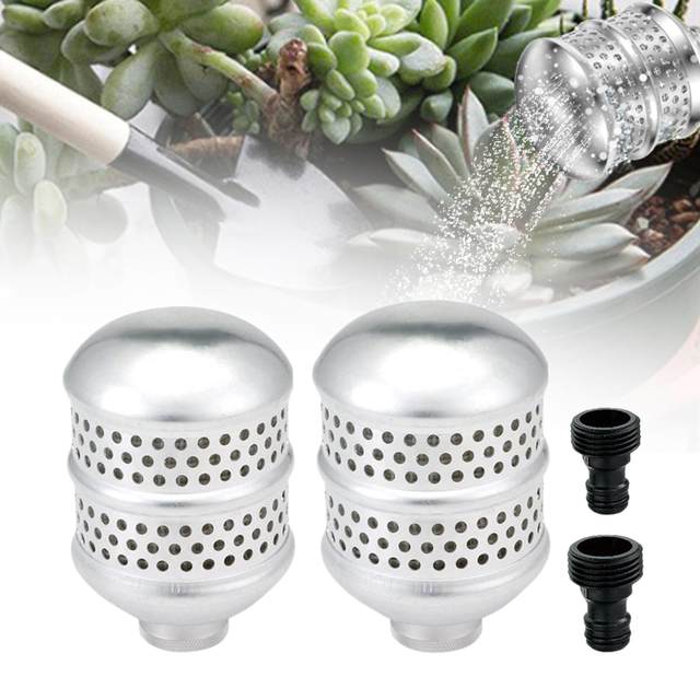 2 Pieces Bubbler Sprinkler Head Irrigation,Gentle Flow,Aluminum Soaker Sprinkler Head for Vegetable Garden Flowers Outdoor