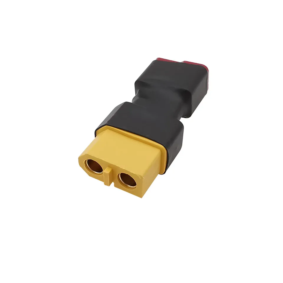 Adaptateur RC XT60 Vers Prise Deans T - Mâle/Femelle - Câble 14AWG - Pour Batteries Lipo Voiture, Hélicoptère, Drone