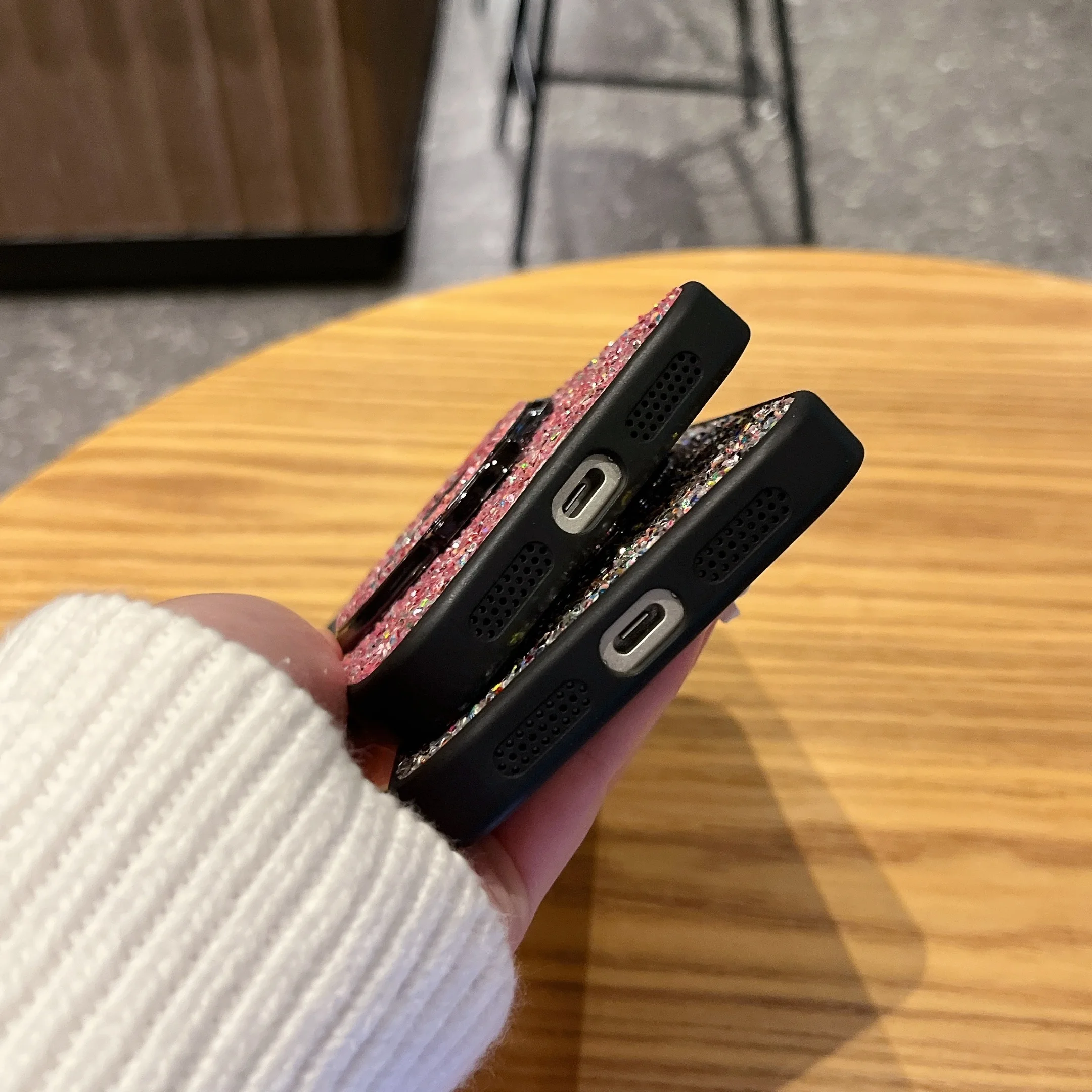 Luxury Mirror Phone Case With Stand For Iphone Pro And Plus Models_voghion.com