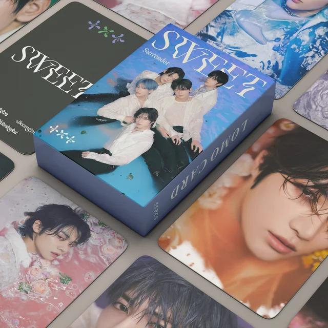 55Pcs 2023 Kpop Photocards Txt Sweet Temptation Freeze Album Lomo Card Beomgyu Soobin Yeonjun Taehyun Lomocards Kiegészítők