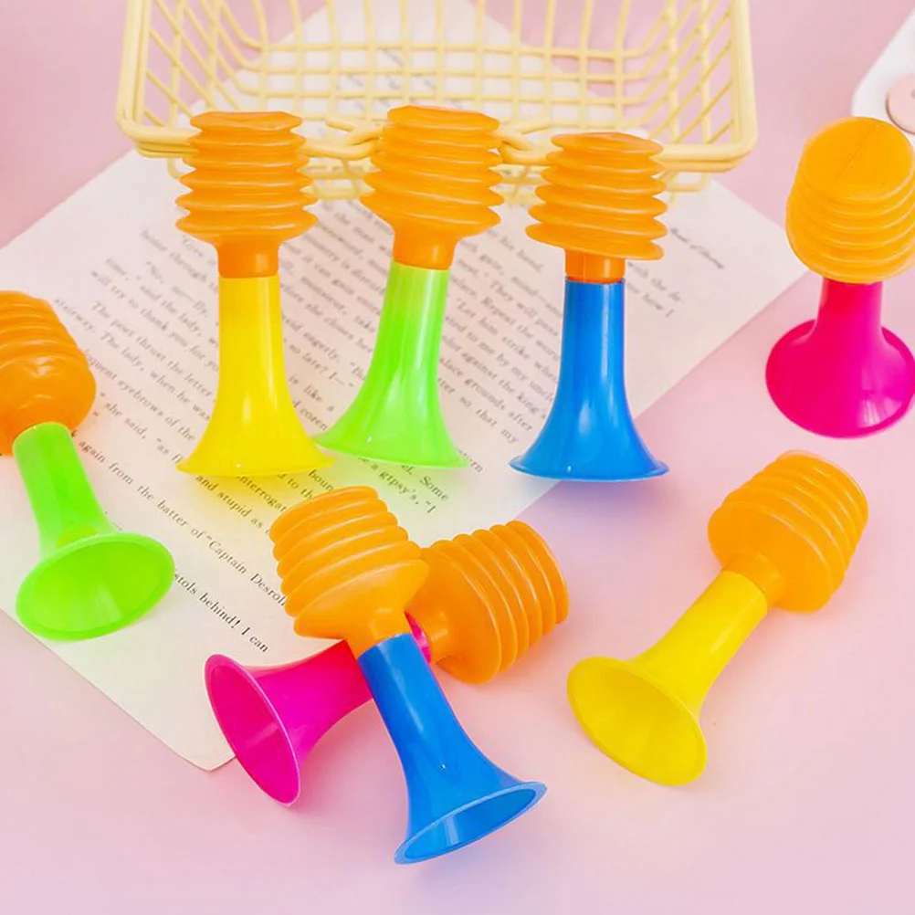 12 Pcs Children's Trumpet Trumpets Toys Funny Horn Small Speakers Kids Props Party Horns Football Noise Makers