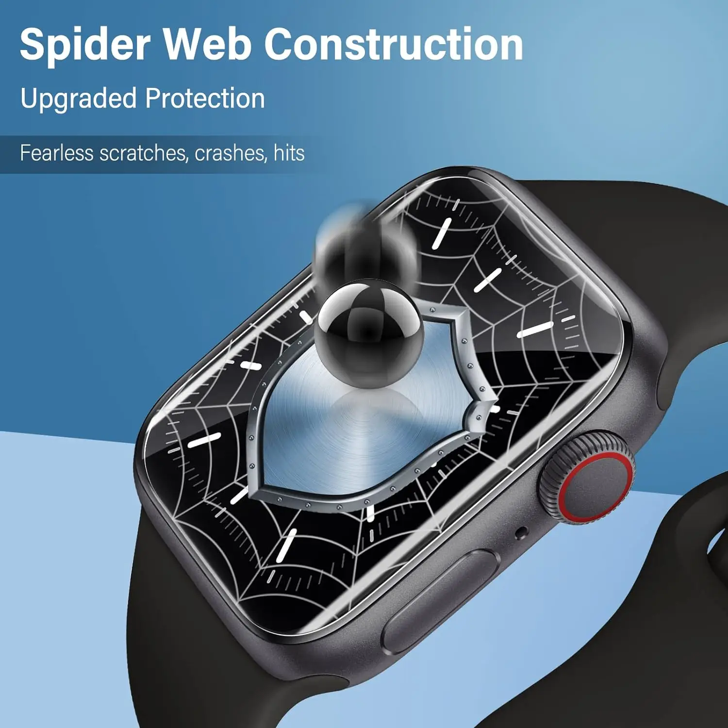 애플워치 스크린 보호필름 5매 세트 (시리즈 10 46mm 42mm 9 8 7 SE 울트라 2 49mm 액세서리 40mm 44mm 45mm 41mm 호환)