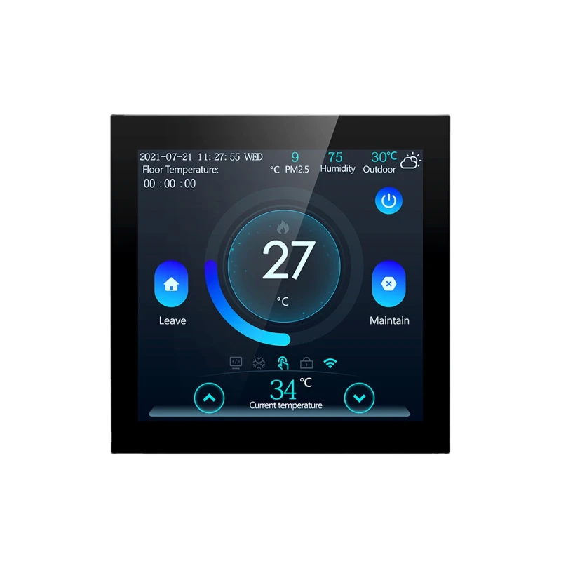 

Smart Floor Thermostat,Tuya WiFi Electric/Water Heating Temperature Controller,Smart Home for Alexa Google Home Alice