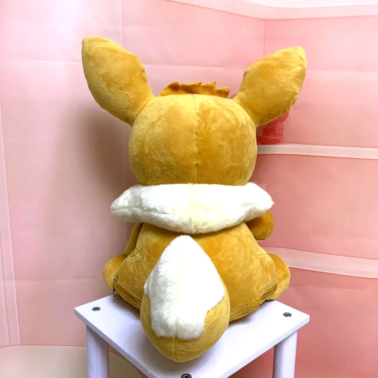 Hot 30cm Pokemon Eevee Changing Egg Reversible Plush Doll Pillow Cartoon Kawaii Anime Elf Eevee Plush Toy Birthday Gift for Kids view 5