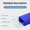 LEADLOONG F1 Desktop Storage Drawer 6pcs 180*95*50mm/7*3.7*2in Stackable Organizer Drawer Great For Storing Hardware Mall Parts 5