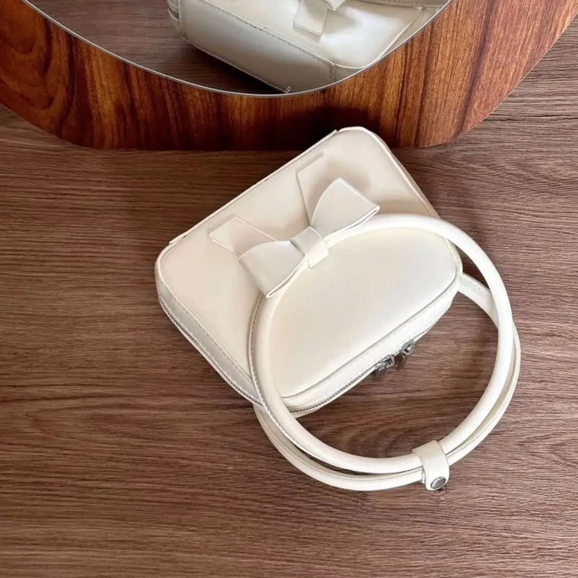 JIAERDI Harajuku Pink Y2k Hand Bag Women Sweet Cute Pu Leather Bow Messenger Bag Female Retro Kawaii Crossbody Bags Purse 2025