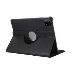 360° Rotating Tablet Case with Auto Sleep Function for Xiaomi Pad 7S Pro125 (Black)