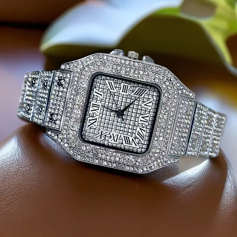Men's Watches Alloy Strap Date Quartz Watch
