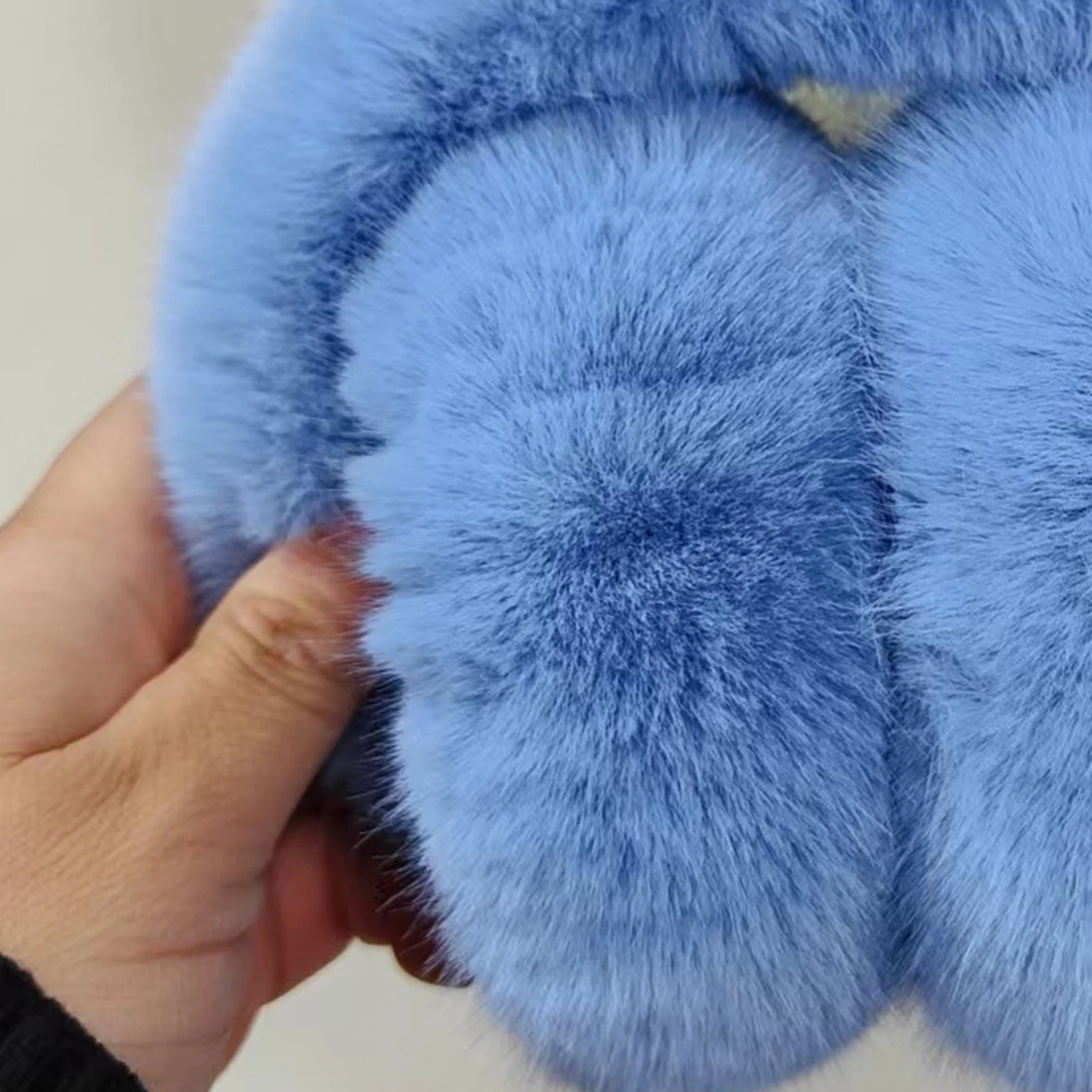 Fashion Winter Women Men Warmer Solid Color Adjustable Ear Muffs Earflap Earmuffs Thickened Plush Headband_voghion.com