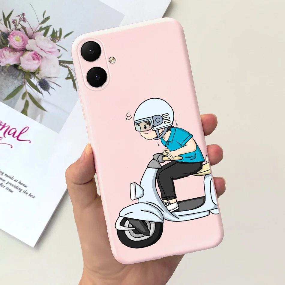 Cute Cartoon Candy Color Soft Silicone TPU Back Cover Phone Case