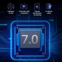 Robot nettoyeur de vitres Liectroux YW509, pulvérisation d'eau bidirectionnelle, robot de nettoyage de vitres pour sols en verre, robot aspirateur pour fenêtres, navigation intelligente,Fonctionnement sans jantes 2