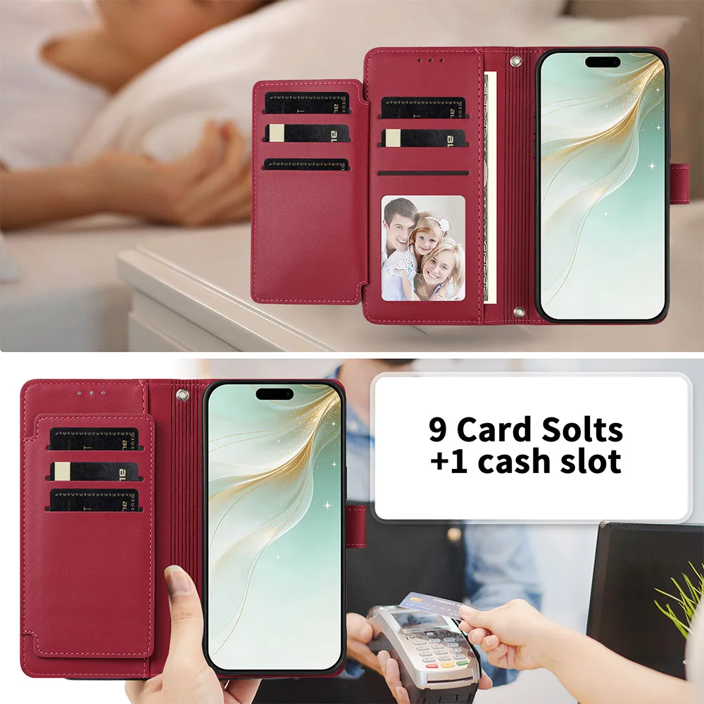 Versatile Crossbody Lanyard Wallet Phone Case with Card Slot
