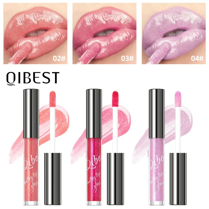 Radiant Lilac Gold-Infused Moisturizing Lip Gloss