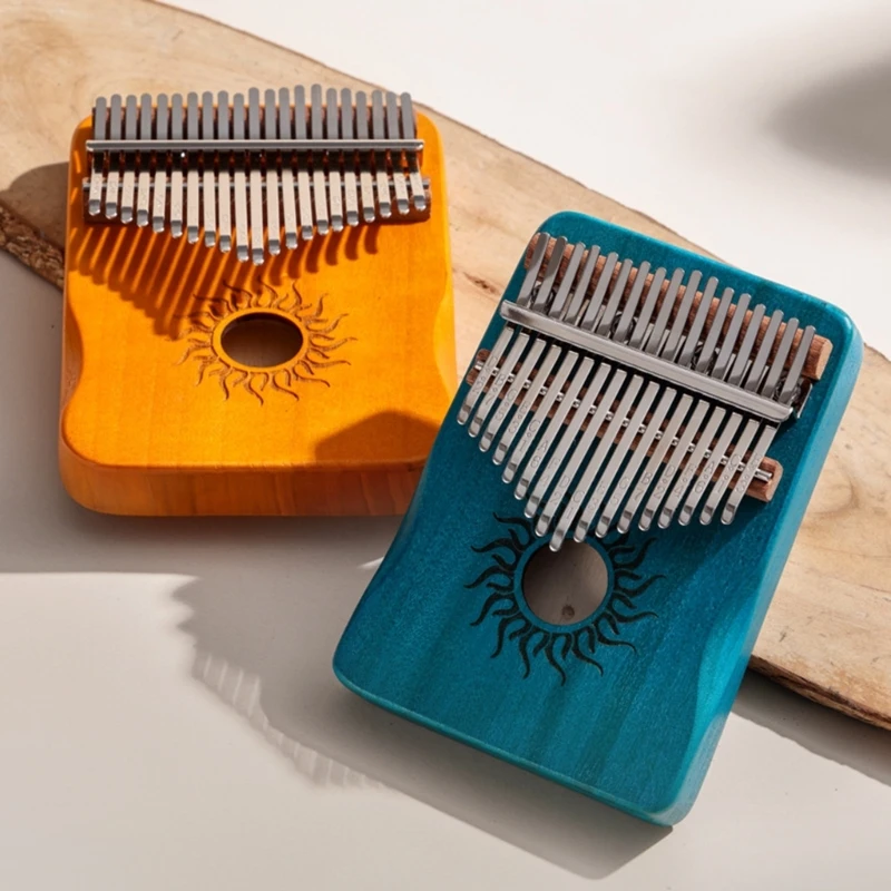 Portable Small Thumb Piano 17/21 Keys Thumb Piano Musical Instrument