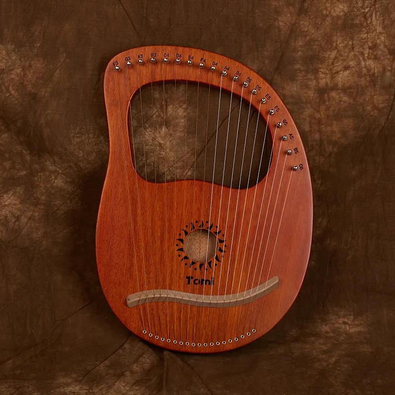 Wooden Harp 19 String Lyre Portable Arpa Beginners Mini Harp Professional Lira Instruments Adult Children's Musical Instrument
