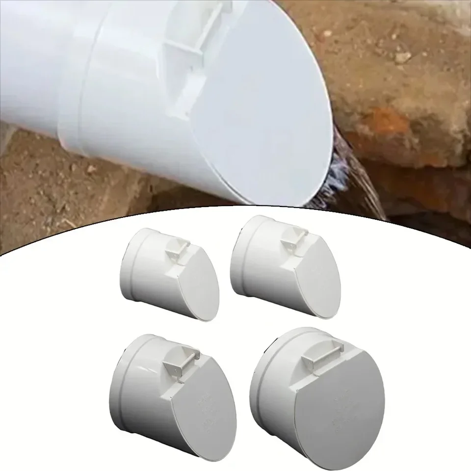 Clapet Anti-retour En PVC Pour Tuyau D'évacuation - Anti-odeurs Et Anti-rats, Pour Fosse Septique Et égouts