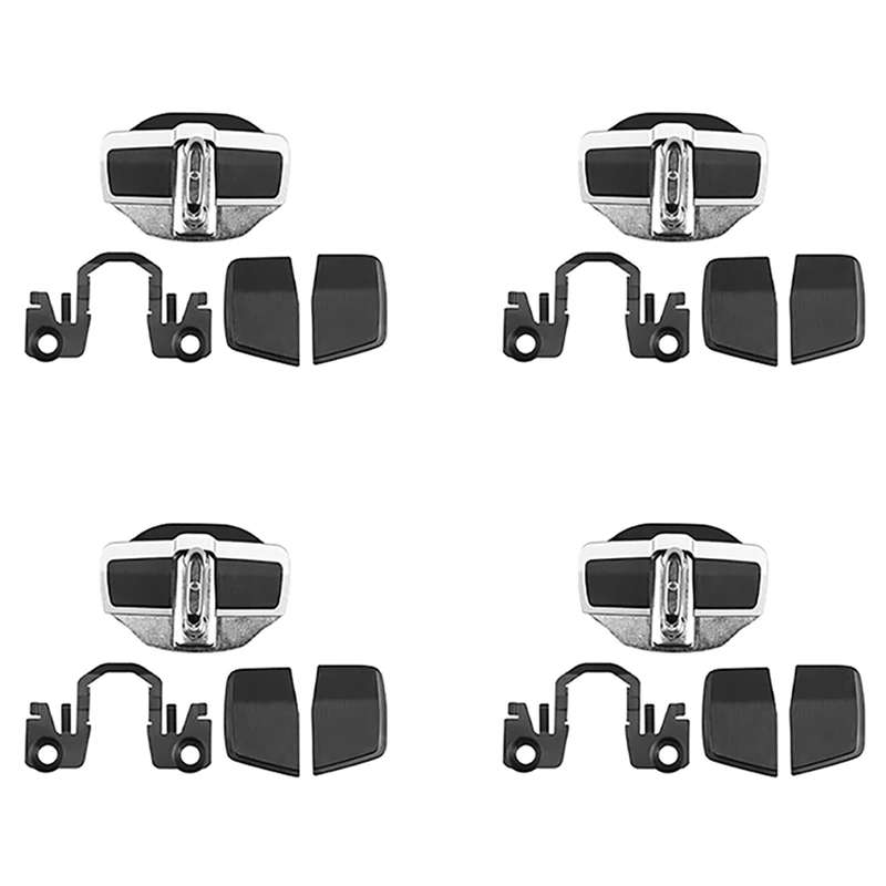

4 набора, стабилизатор двери, защита дверного замка, фиксаторы, крышки стопора для Honda Accord Civic CRV HRV