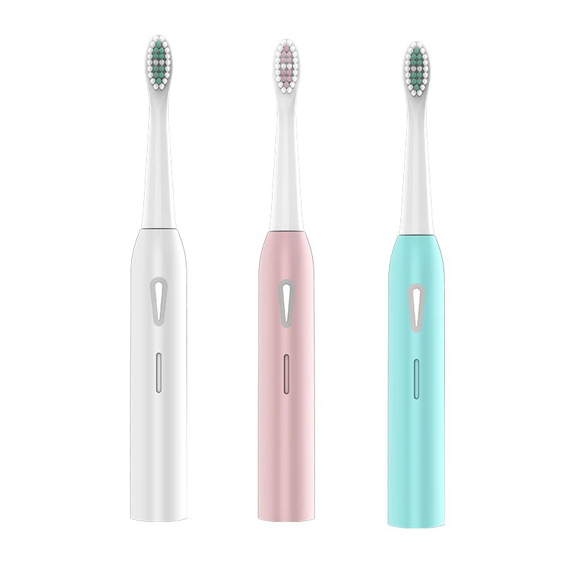 전동 칫솔 IPX7 방수 부드러운 강모 칫솔 음파 전동 칫솔 6단 USB 충전 홈 휴대용