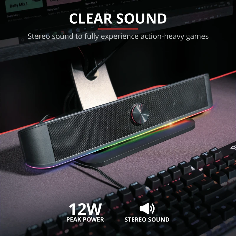 Trust Gxt 619 Thorne Black 2.0 Channels 