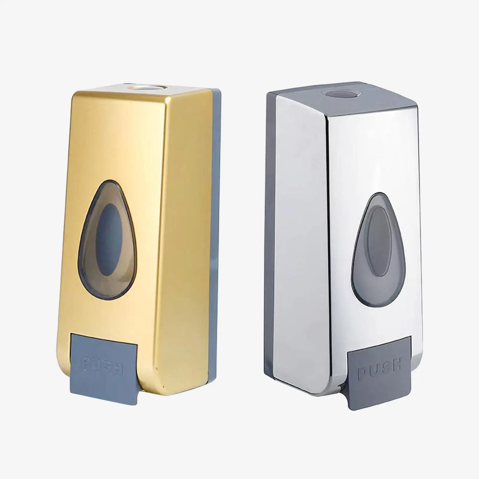 Manual Soap Dispenser Wall Mounted Refillable for Hotel Restaurants Offices