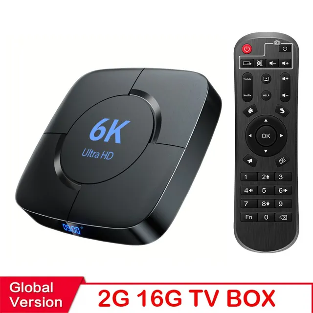 Android TV Box Android 10 4GB 32GB 64GB 6K TV BOX H.265 Media Player 3D