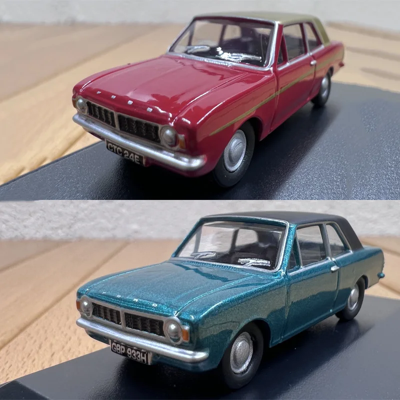 

Литой Сплав в масштабе 1:76, винтажная модель автомобиля Ford Cortina, коллекционные Классические игрушки для взрослых, сувенирные подарки, статический дисплей