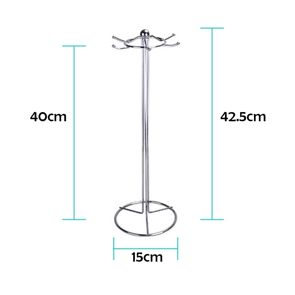 6-Hook Multi-functional Metal Plating Kitchen Spatula Spoon Turner Ladle Holder Stand Organizer Rack Shelf 5