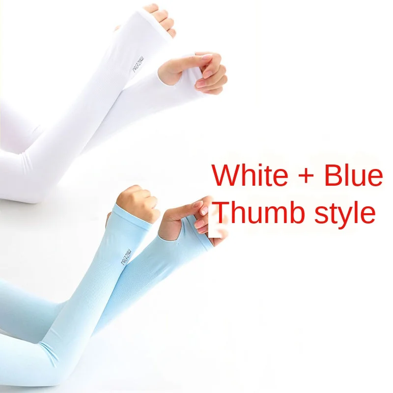Summertime UV Protection Cooling Arm Sleeves