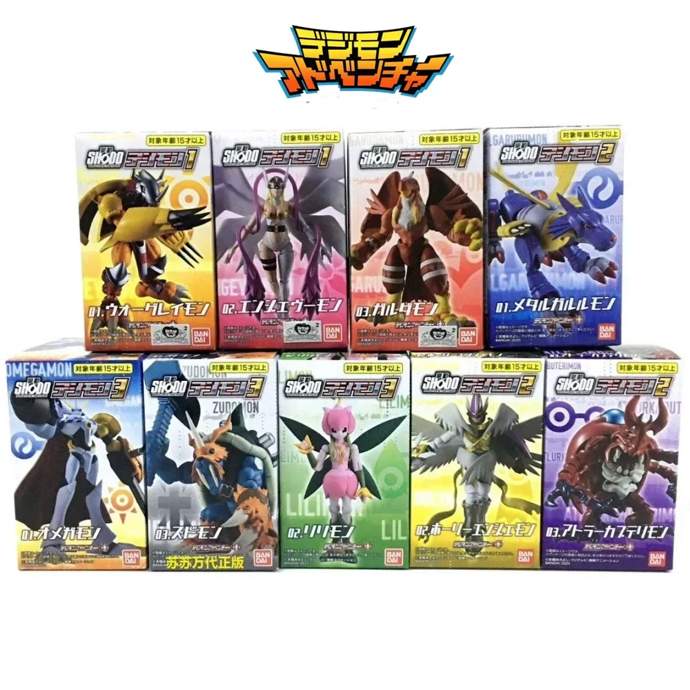 Bandai 2024 Digimon модель Garurumon аниме изысканный Zudomon Творческий Рабочий стол собирать фигуру лилилимон украшения мультяшный подарок