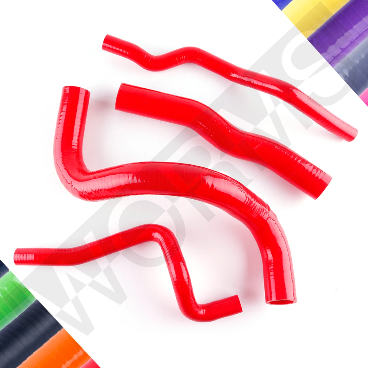 

For 1994-2000 Mitsubishi FTO DE3A 2.0L 6A12 Silicone Radiator Coolant Hose Tube Kit 1995 1996 1997 1998 1999