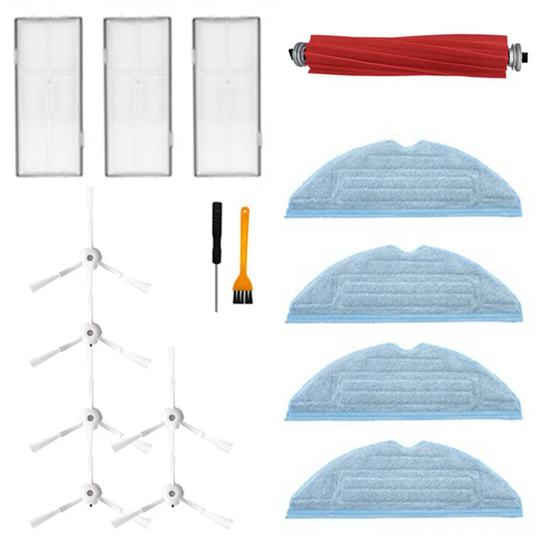 

Roller Brush Cleaning Brush Mop Filter Side Brush Spare Parts For Xiaomi Roborock S7 T7S T7plus G10 Vacuum Cleaner