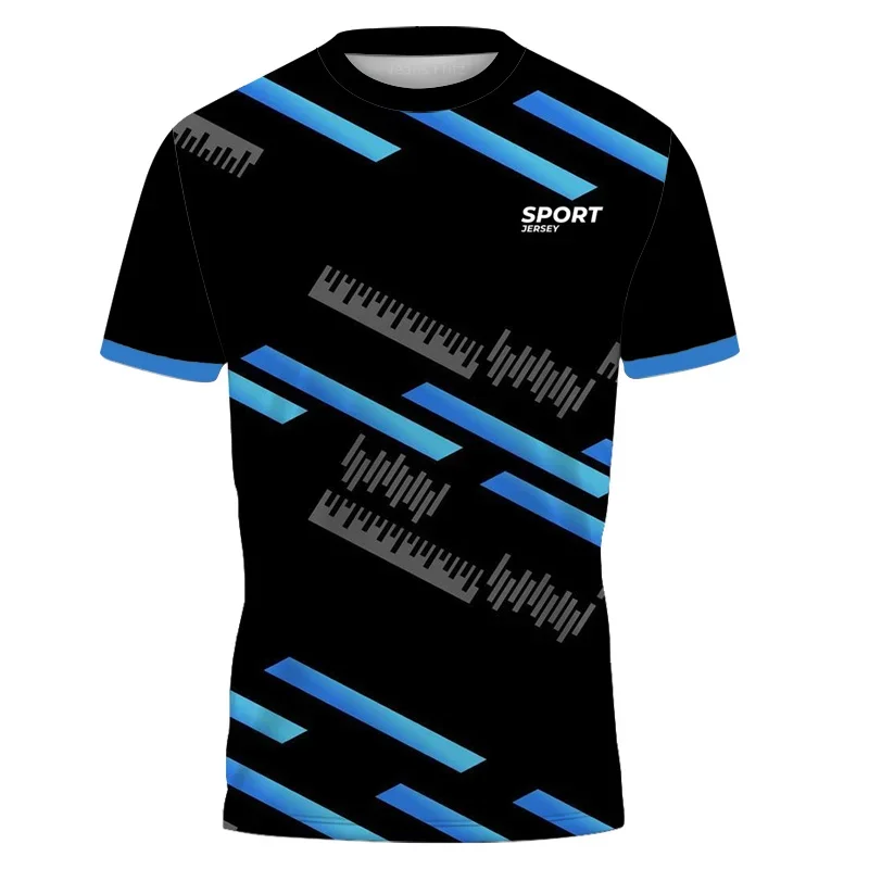 

Мужская футболка с 3D-принтом, новинка 2024, спортивная одежда для бадминтона и тенниса, летняя повседневная футболка с круглым вырезом и короткими рукавами, мужские уличные Топы