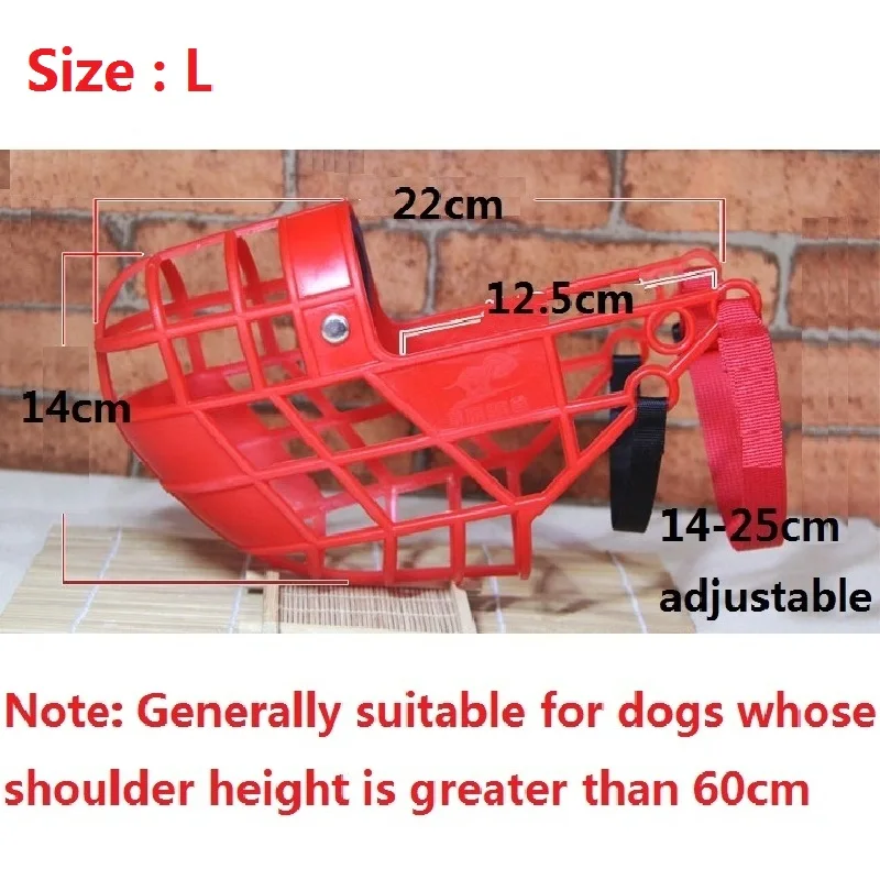 Adjustable Dog Muzzle Plastic Mask Anti-Barking Bite Mouth Cover Greyhound Gree Whippet Basket Muzzles Pet Supplies collars dog muzzle