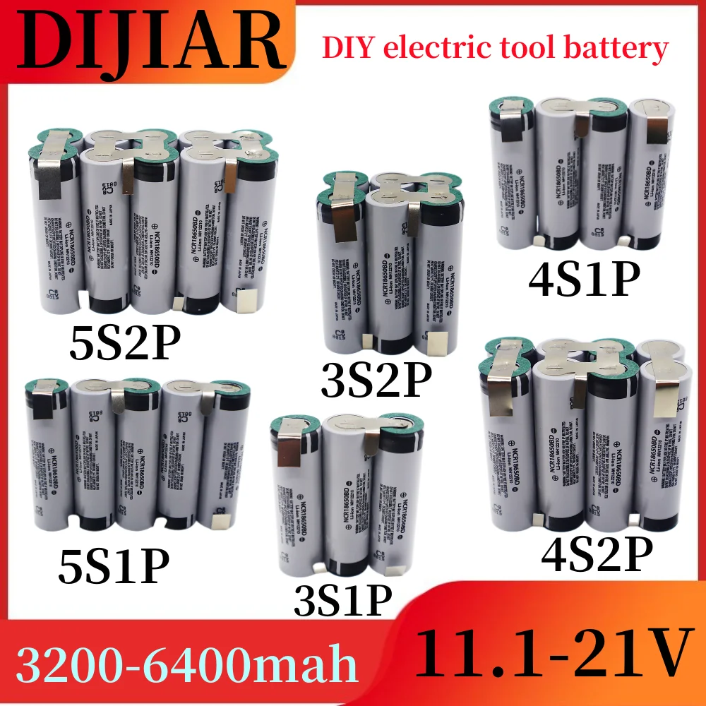 

The new 18650 battery has a 100% full capacity of 3200mAh, a 30A screwdriver, a battery electrode, a 3S1p 4s1p 5s1p 4s2p 5s2p