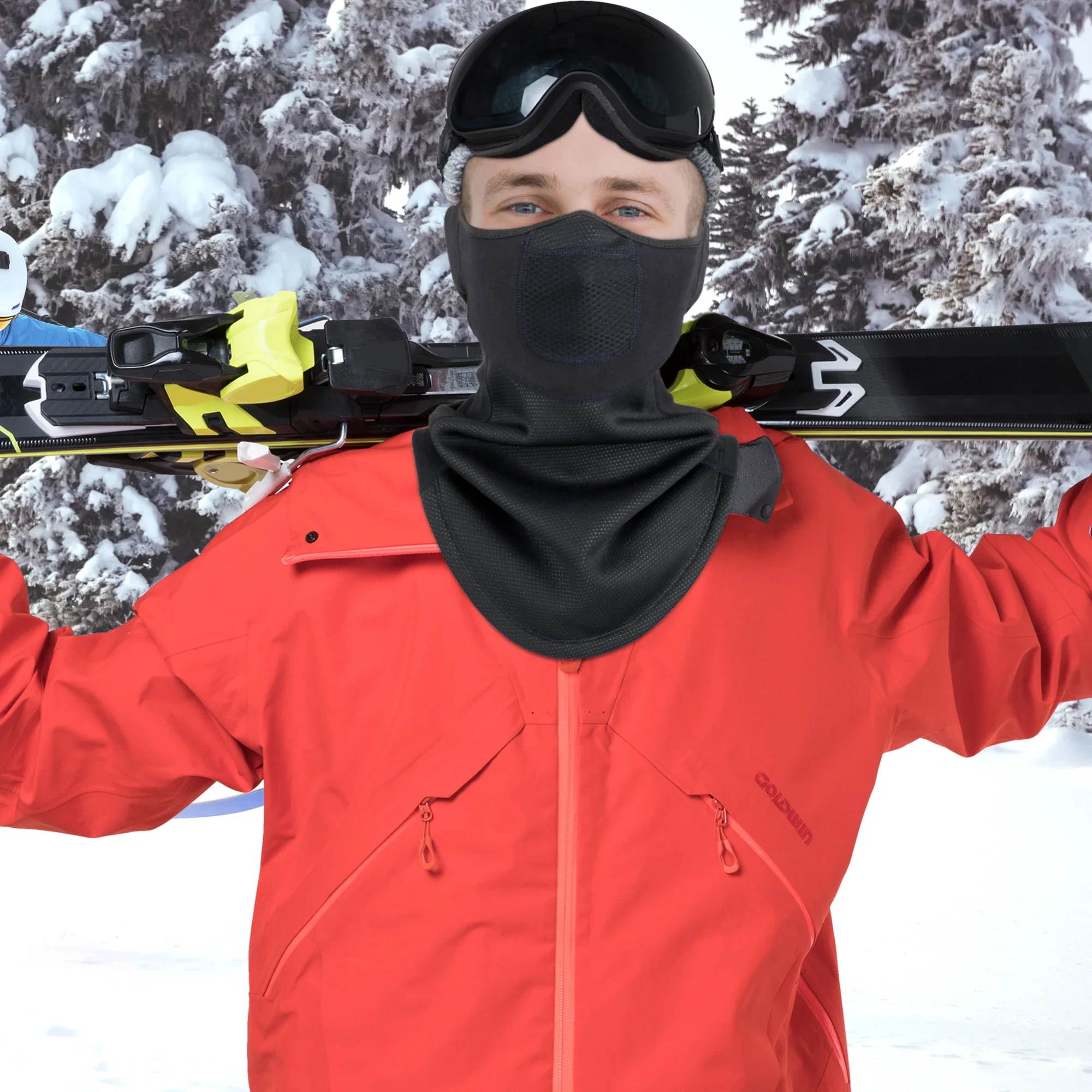 Neck Gaiter Winter Windproof Fleece Tube Bandana Soft Half Face Mask Neck Warmer