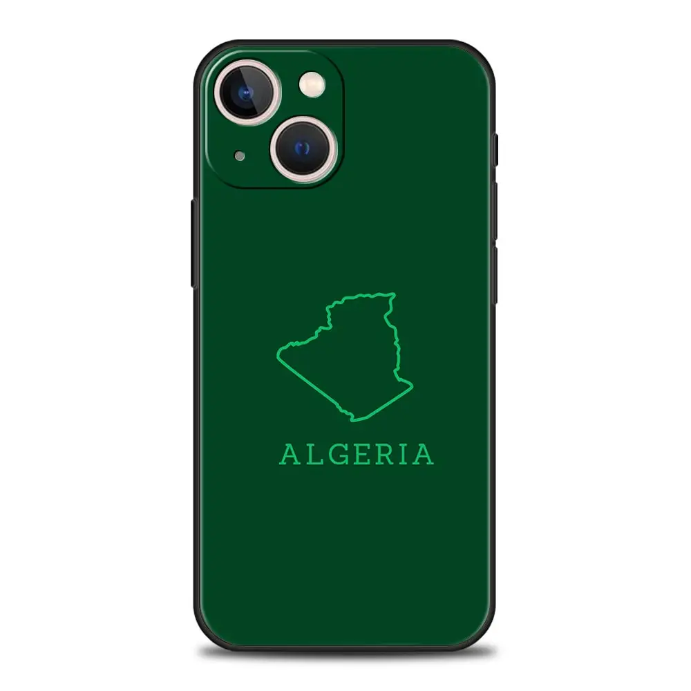 Algeria Passport Design Soft TPU Protective Phone Case