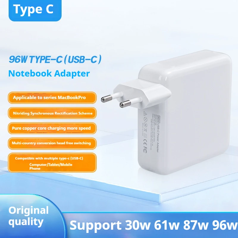 30W 61W 87W 96W USB C PD Charger Power Ac Adapter for MacBook Pro16 15 13 Inch New Air 13 Inch // Works with Type C laptop charger,power adapter