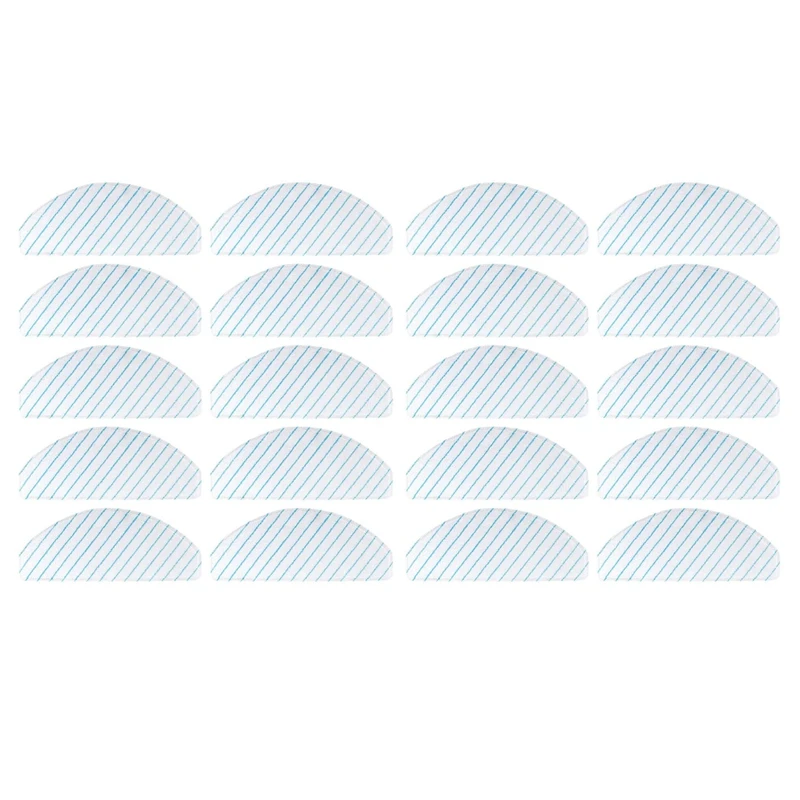 

20 PCS Replacement Mopping Pads For Ecovacs DEEBOT OZMO T9 Series T8 Series T8 AIVI T8 Max N8 Pro Plus Robot Vacuum