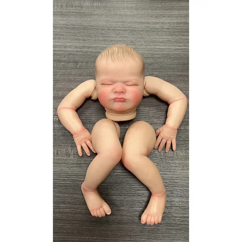 

19inch 48cm Reborn Doll Kit Max Sleeping Baby Doll Already Painted DIY Doll Parts