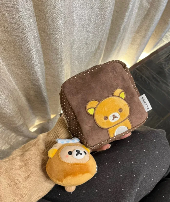 2026 Rilakkuma Damen Kartenhalter Dokumentenorganizer Führerscheinhülle Mini-Geldbörse Kartenetui Münzbeutel Tragbare Tasche Ohne Anhänger – Detail 5