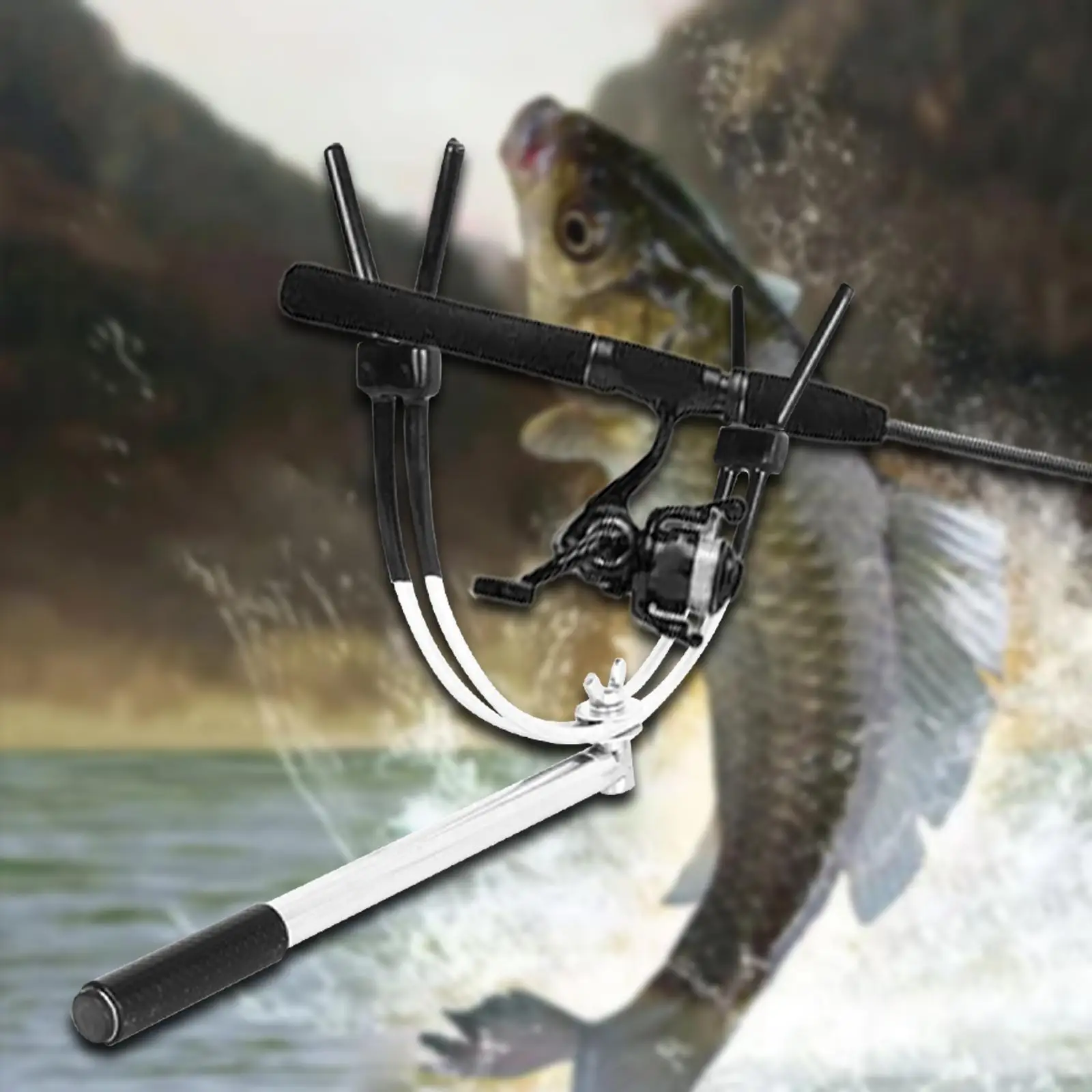 Boat Fishing Rod Holder 360 Degree Rotating Detachable Accessories Portable Bracket Fishing Pole Stand for Raft Boat Fishing Boat Fishing Rod Holder 360 Degree Rotating Detachable Accessories Portable Bracket Fishing Pole Stand for Raft Boat Fishing